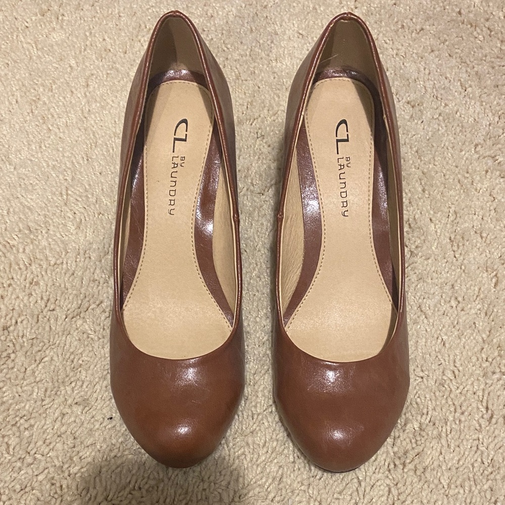 CL by Laundry Brown Wedge